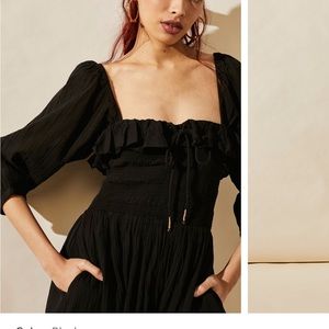 Free people oasis midi dress NWT